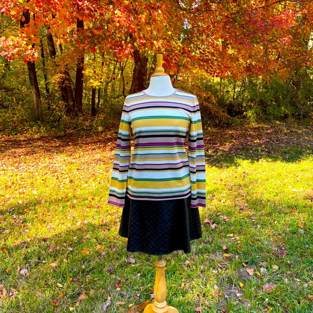 🍁Striped Long-sleeve Tee *FREE w/ Purchase*